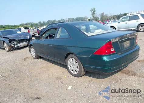 2001 Honda Civic Si/Ex z USA, uszkodzony, nr VIN 1HGEM22941L082544